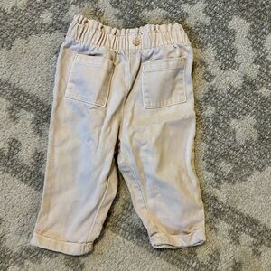 H&M Baby Kids toddler - Cream Bottoms with Elastic Waistband and Relaxed Fit